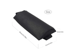 Lurelia Almofada, Ergonómico, Capa Lavável, Ajustável, Preto