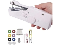 Máquina De Costura Portátil Mini Portátil Sem Fio Essencial Para Artesanato De Costura Doméstica Rápida Branca Yizhood