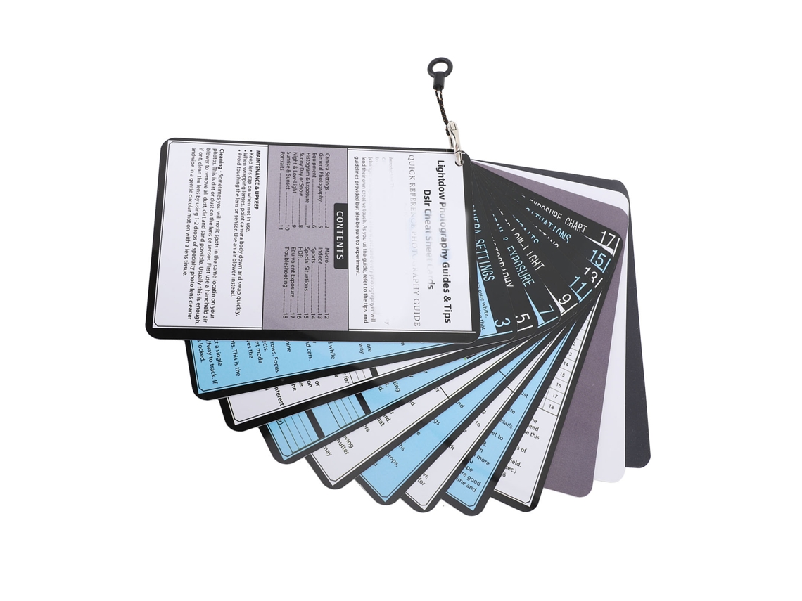 Dslr Cheat Sheet White Balance Gray Card Bundle Quick Reference Guides Master Your Camera Settings Photography Tips LAXISCREED