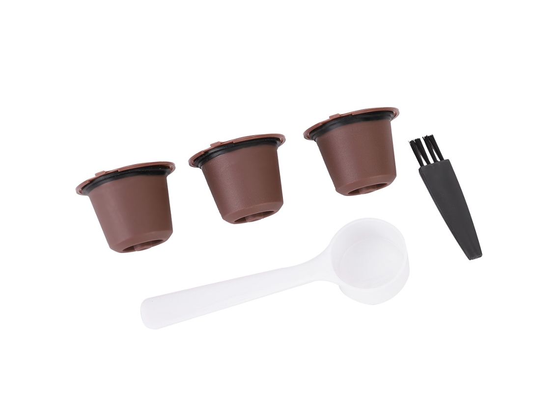 3 Peças Cápsulas De Café Reutilizáveis Filtro Para Nespres Taza De Cápsulas Refillable Hogar