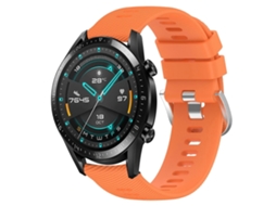 Pulseira De Silicone Macio De Cor Sólida Para Huawei Gt2 46mm 22mm