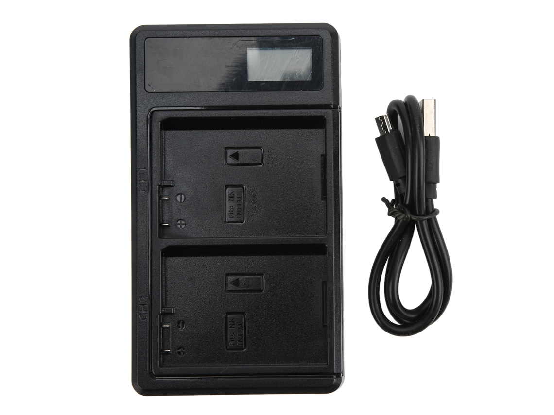 Battery Charger Usb Type C Dual Charger With Lcd Dispaly For Nikon Enel14 Battery Dc 5v 2a 10w LAXISCREED