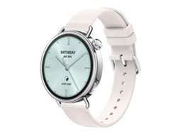 Bracelete Para Xiaomi Watch S4 - Silicone Texturizado - Cor Sólida (41mm) Starlight