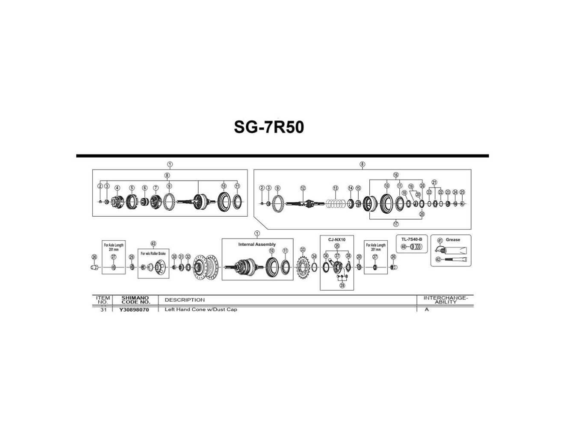 Shimano Sg-7R42 Left