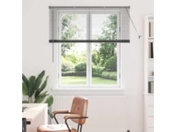 Vidaxl Persianas Venecianas Cinzento-escuro 130 X 125 Cm Alumínio