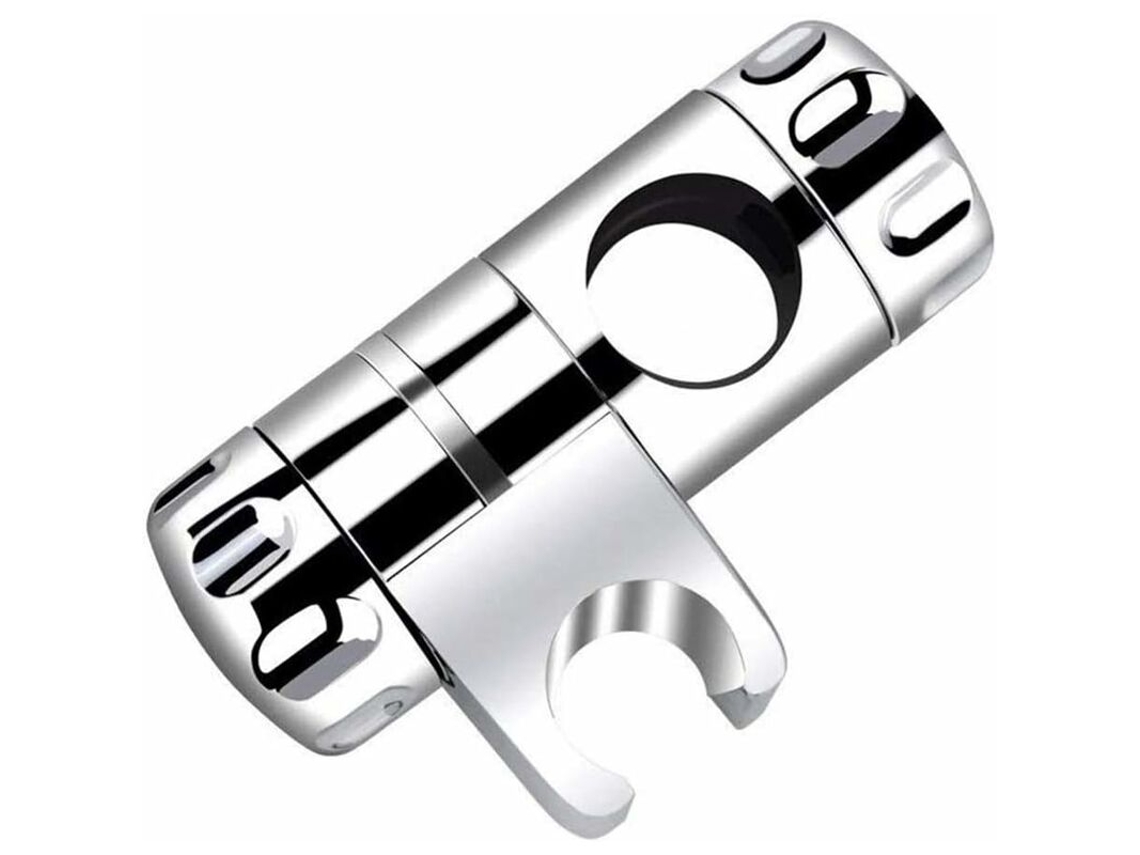 Suporte De Chuveiro De Mão Ajustável Para Barra 25mm Abs Cromado