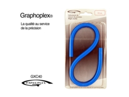 Regra Curva Flexível 40cm Graphoplex