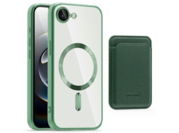 Capa Para Iphone 16e Compatível Com Magsafe Tpupc Mobile Cover Com Compartimento Para Cartão