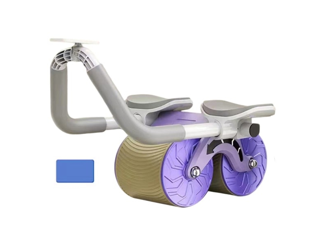 Roda De Exercícios Abdominais Fitness Emagrecimento Fitness Abs Roller Musculação Roda Abdominal Equipamento De Treinamento Abdominal Roxo Slowmoose