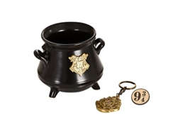 Conjunto de Ofertas Harry Potter Caneca Cerâmica 400 Mls Chaveiro Hogwarts Pin Andén 9 3/4