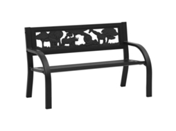 Vidaxl Banco De Jardim Para Crianças 86 Cm Aço