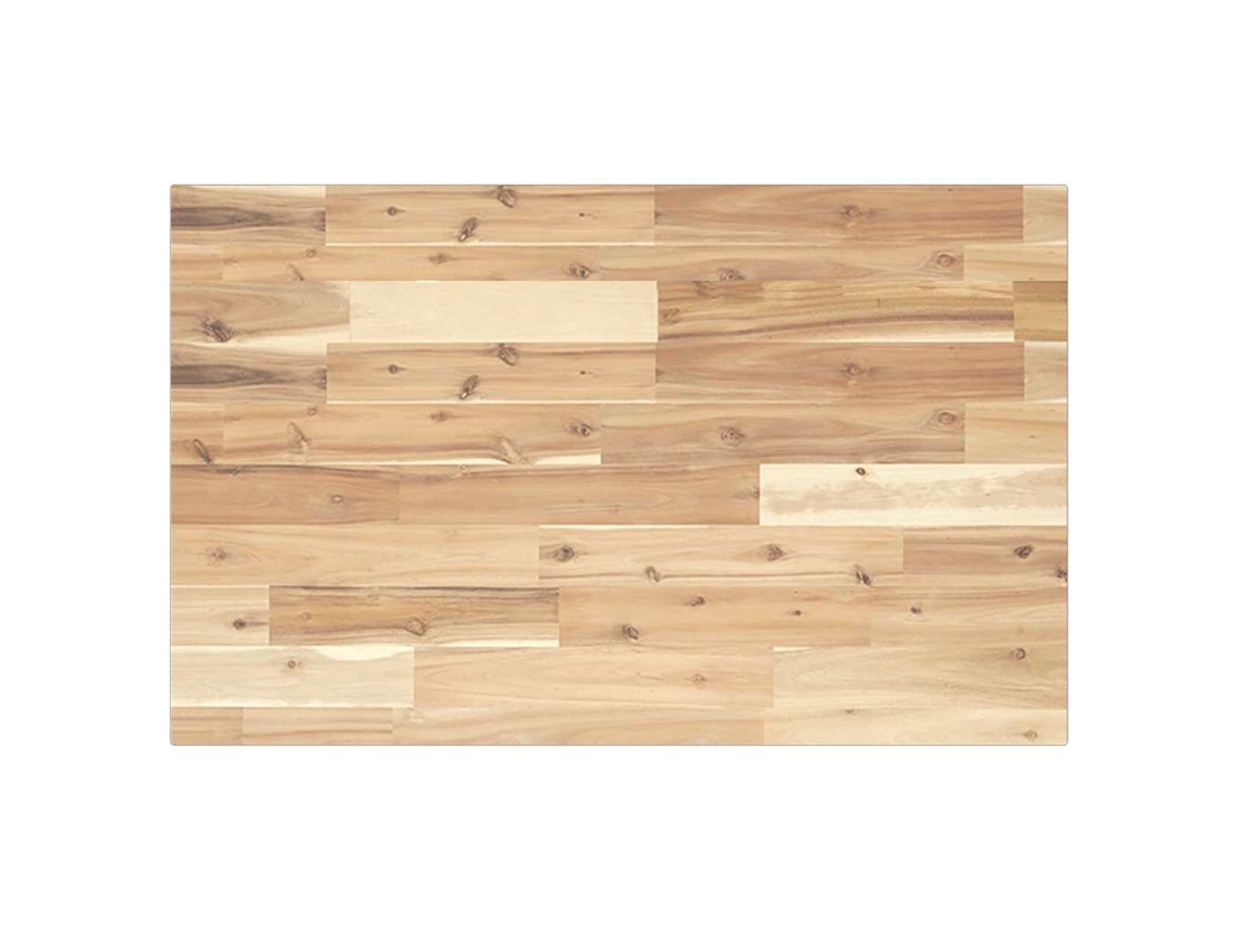 Vidaxl Tampo De Secretária 60x50x2 Cm Acácia Maciça Não Tratada