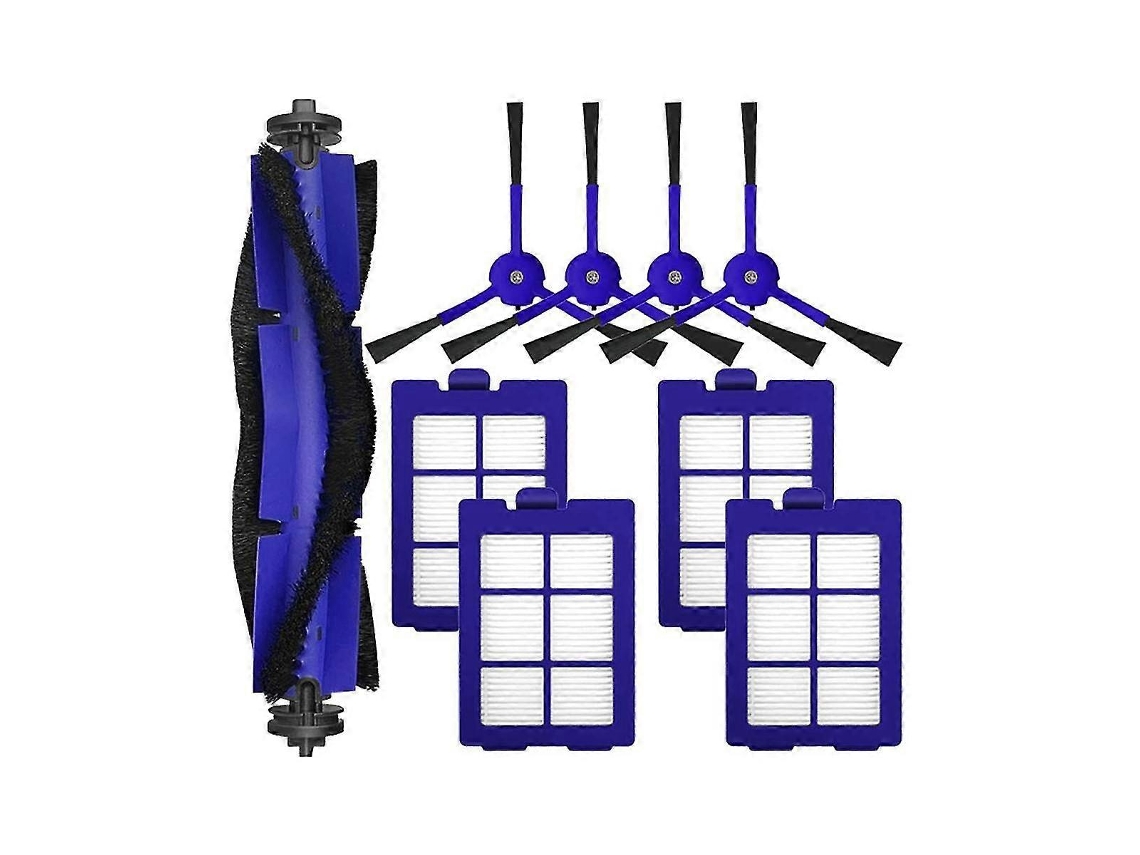 Peças De Reposição Para Aspirador De Pó Robô Híbrido Anker Eufy Robovac X8 Escova Lateral, Filtro Hepa Brilvibera