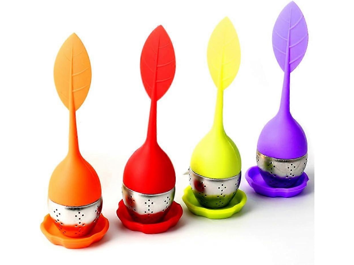 Jogo De 4 Infusores Para Chá A Granel, Infusor Em Aço Inox, Fácil Limpar, Ideal Granel. Aquaforge