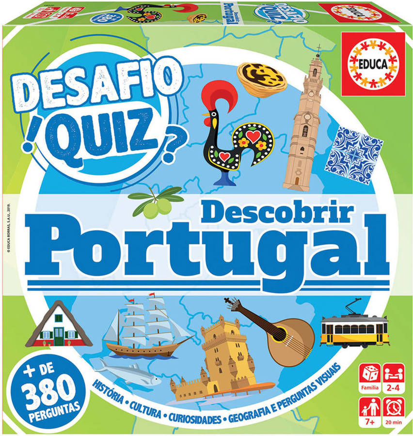 Comprar Educa Desafio Quiz descobrir Portugal de Educa