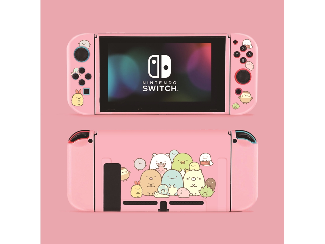 Capa protetora para Switch, capa fina de TPU compatível com o console Nintendo Switch e Joystick da BRILVIBERA