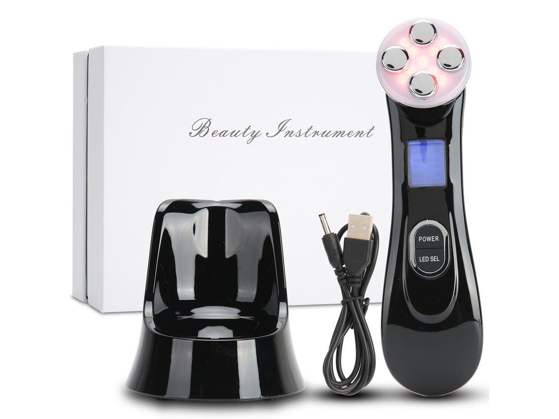 Máquina Led Terapia Facial 6 Cores Anti-rugas Rejuvenescimento Luz Fóton