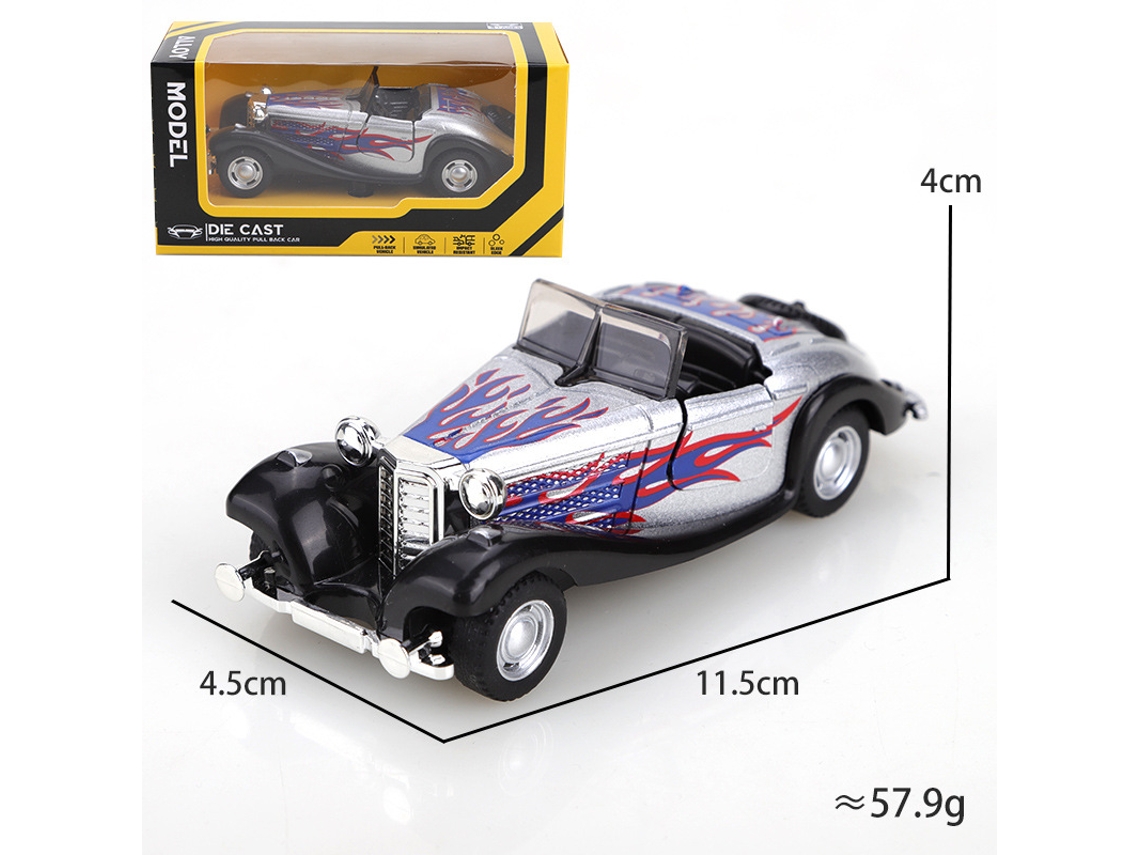 Miniatura De Carro Em Liga Metálica, Escala 1/43, Com Mecanismo De Fricção, Brinquedo Infantil.