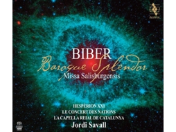 CD Jordi Savall, Le Concert Des nations, Hespèrion XXI, La Capella Reial De Catalunya - Biber: Baroque Splendor - Biba A Rambóia (1CDs)