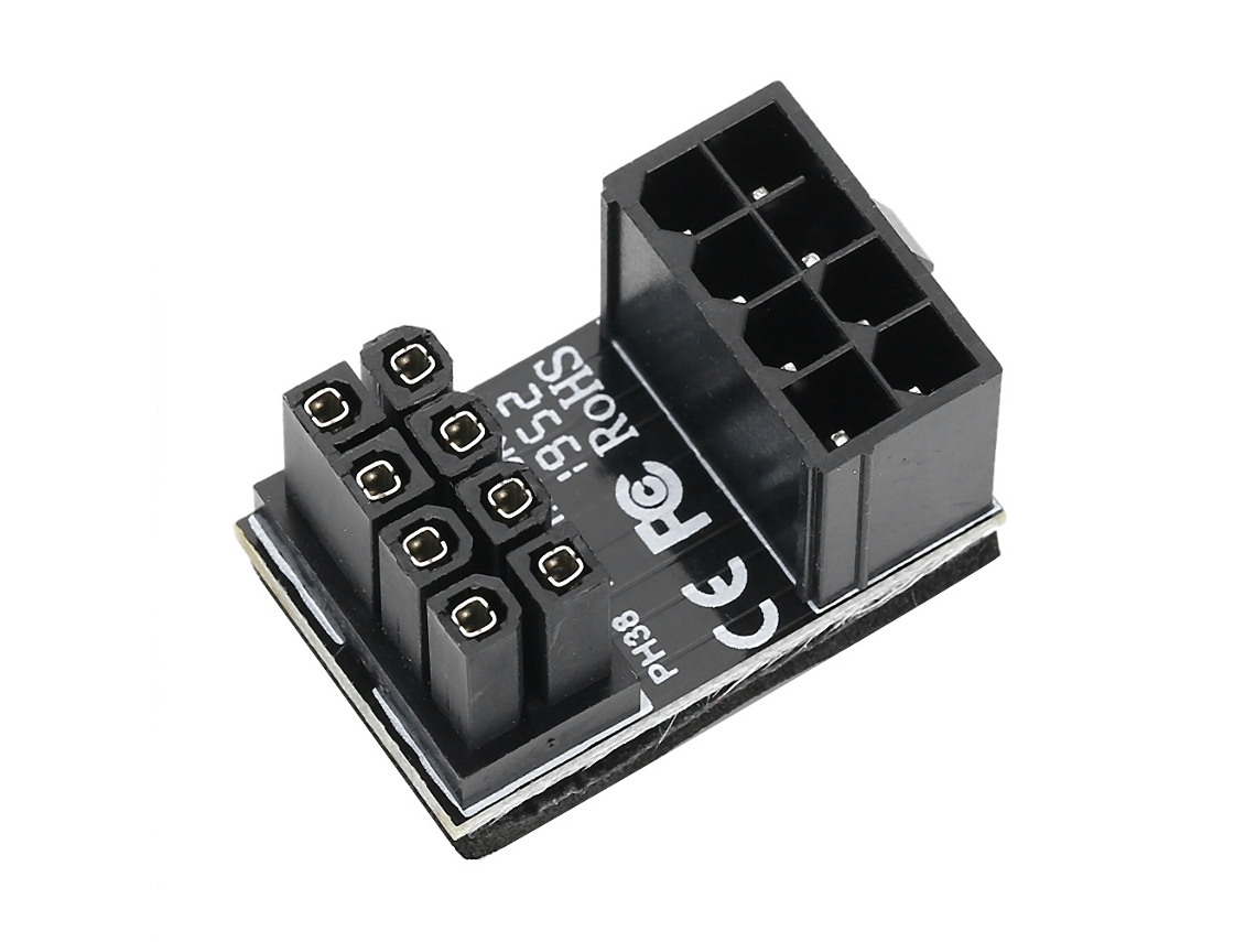 Conversor De Interface De Energia Com Ângulo De 180 Graus Ph38a 6pin Conector Adaptador