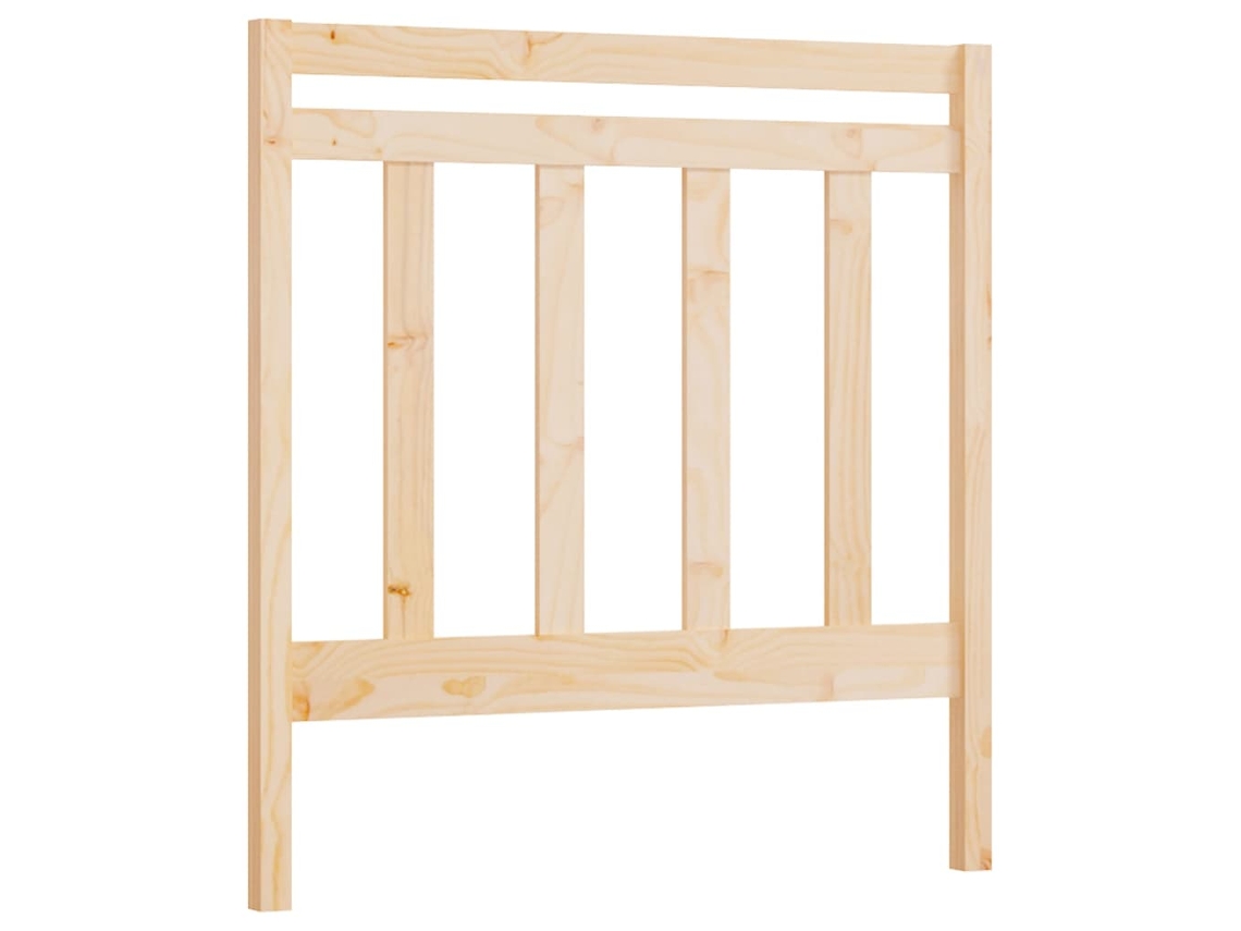 Bed Headboard, Bed Headboards Vidaxl Marrom Madeira De Pinho (95 X 100 Cm)