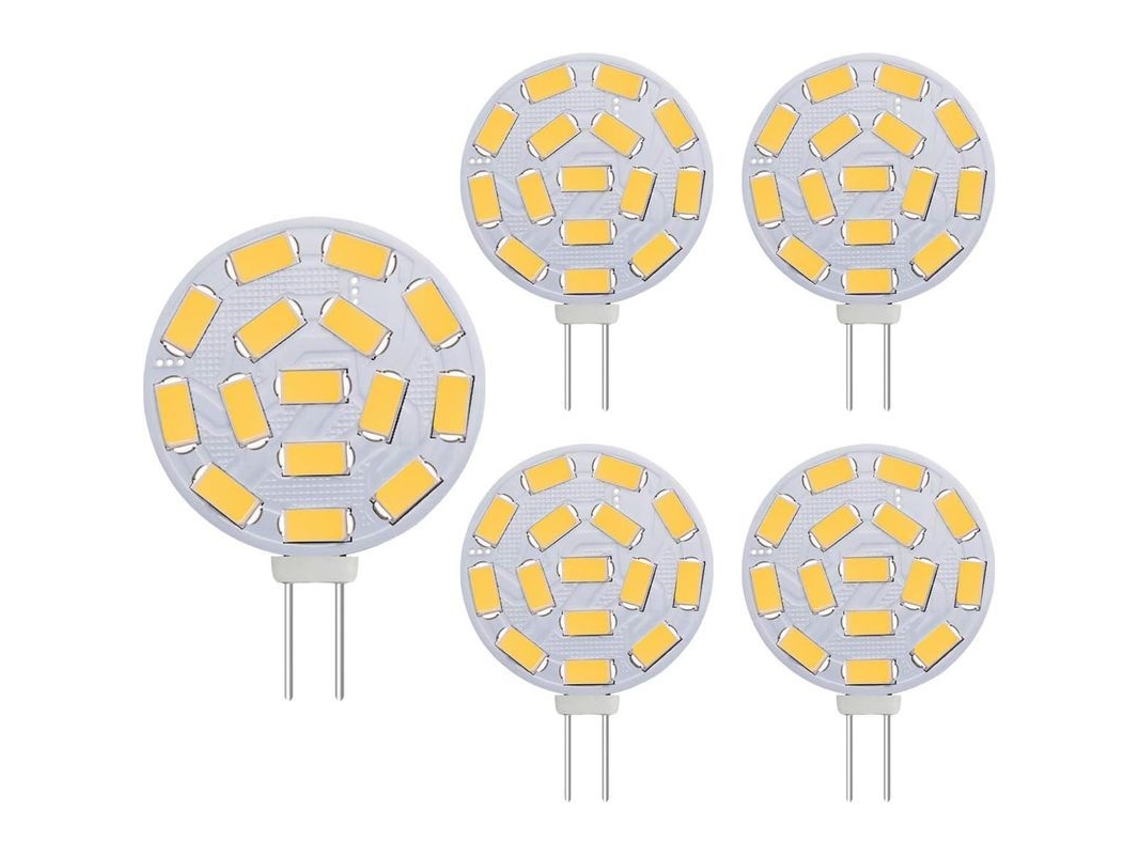 Lâmpadas Led G4 2,5w Equivalente a 20 25w Halógeno 12v 300lm Branco Quente S/MARCA