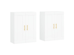 Wall Mounted Cabinet, Wall Mounted Cabinets Vidaxl Branco Madeira Processada (n/a)