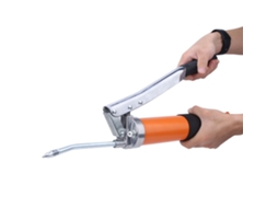 Pistola de graxa manual de alta pressão, 400ml, ferramenta de lubrificação e reparo com tubo.