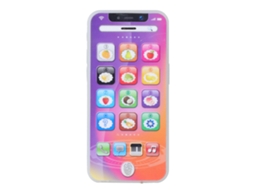 Primerox brinquedo Telefone Infantil em Russo Recarregável Educativo de Aprendizado com Simulação Roxo