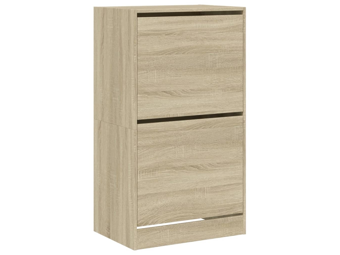 Shoe Cabinet, Shoe Cabinets Vidaxl Marrom Madeira Processada (60 X 42 X 108 Cm)