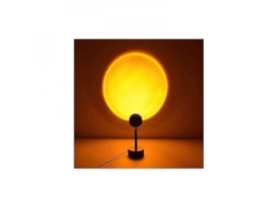 Nova Line lâmpada Sunset 360° Rotação Projeção Romântica 4 Cores Led Usb Decorativa
