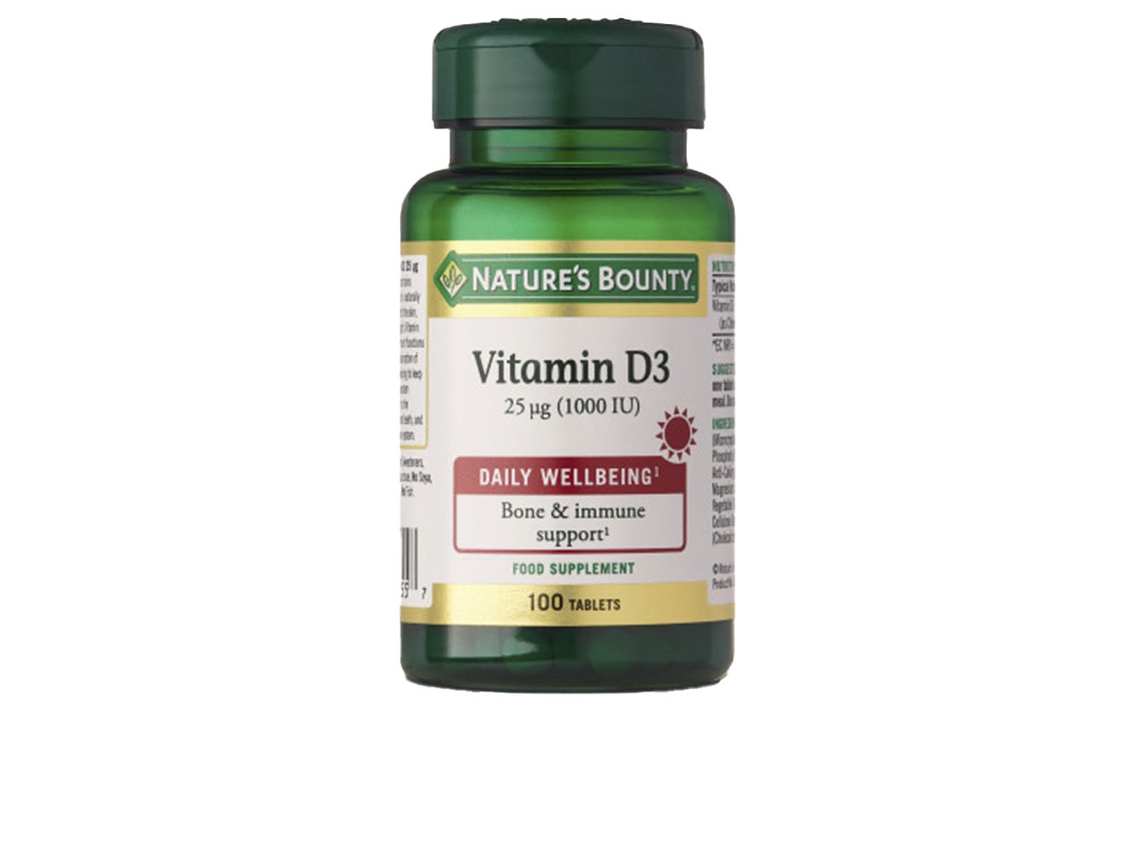 Vitamina D3 1000 Ui Nature's Bounty 100 Comprimidos