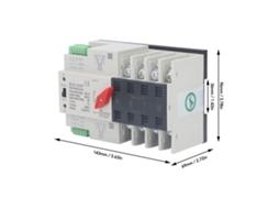Interruptor De Transferência Automática Laxiscreed 4p Para Duas Fontes De Energia Com Comutação Rápida