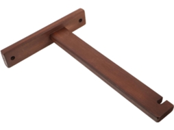 Suporte De Parede De Madeira Para Aplique De Parede, Cor Café