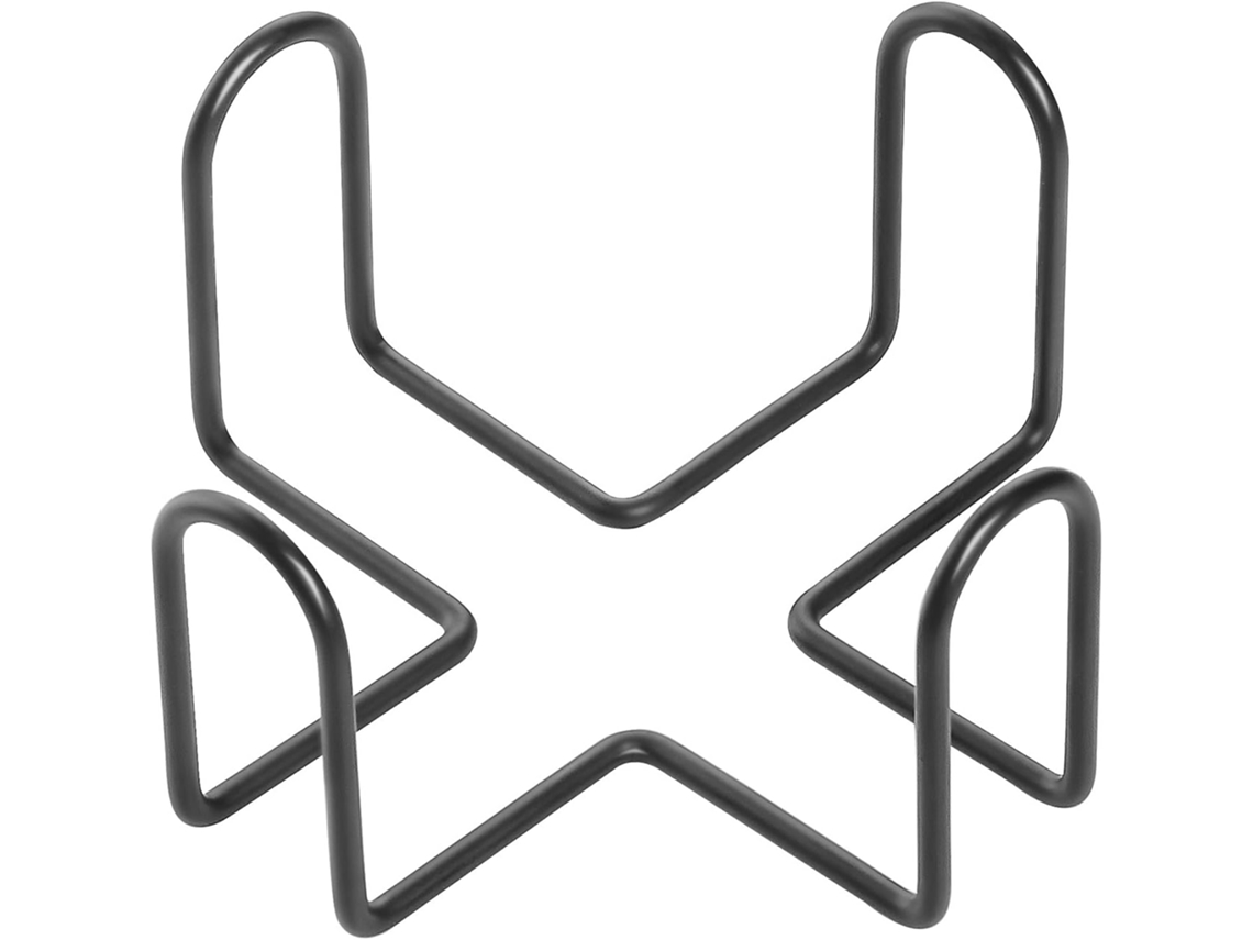 Suporte Minimalista em Metal Preto para Porta, Copos, Compatível com Modelos Redondos e Quadrados BRILVIBERA