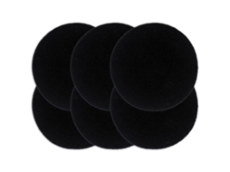 Placemat, Placemats Vidaxl Preto Algodão (n/a)