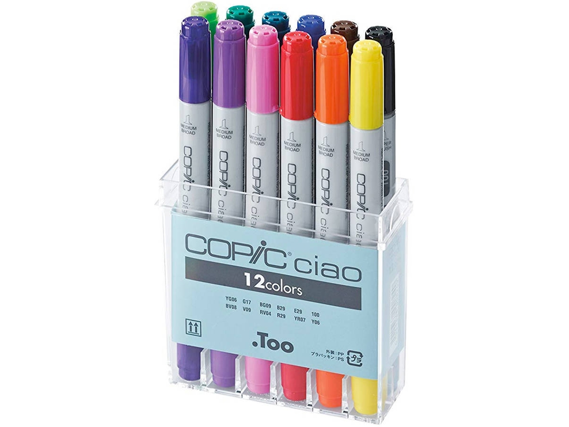 Caixa Marcadores COPIC Ciao 12pcs Set