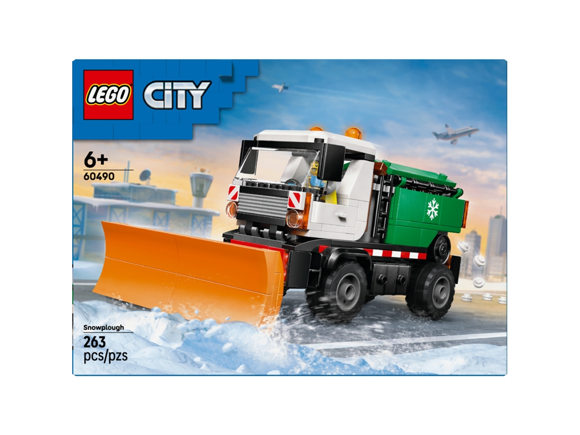 Lego® 60490 City Limpa-neves – Caminhão Com Lâmina E Espalhador De Sal