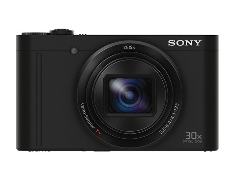 Máquina Fotográfica Bridge SONY WX 500 Preta - 18.2 MP - ISO: 80-12800 - Zoom Ótico: 30x) — 18.2 MP | ISO 80 a 3200 | Zoom ótico:30x