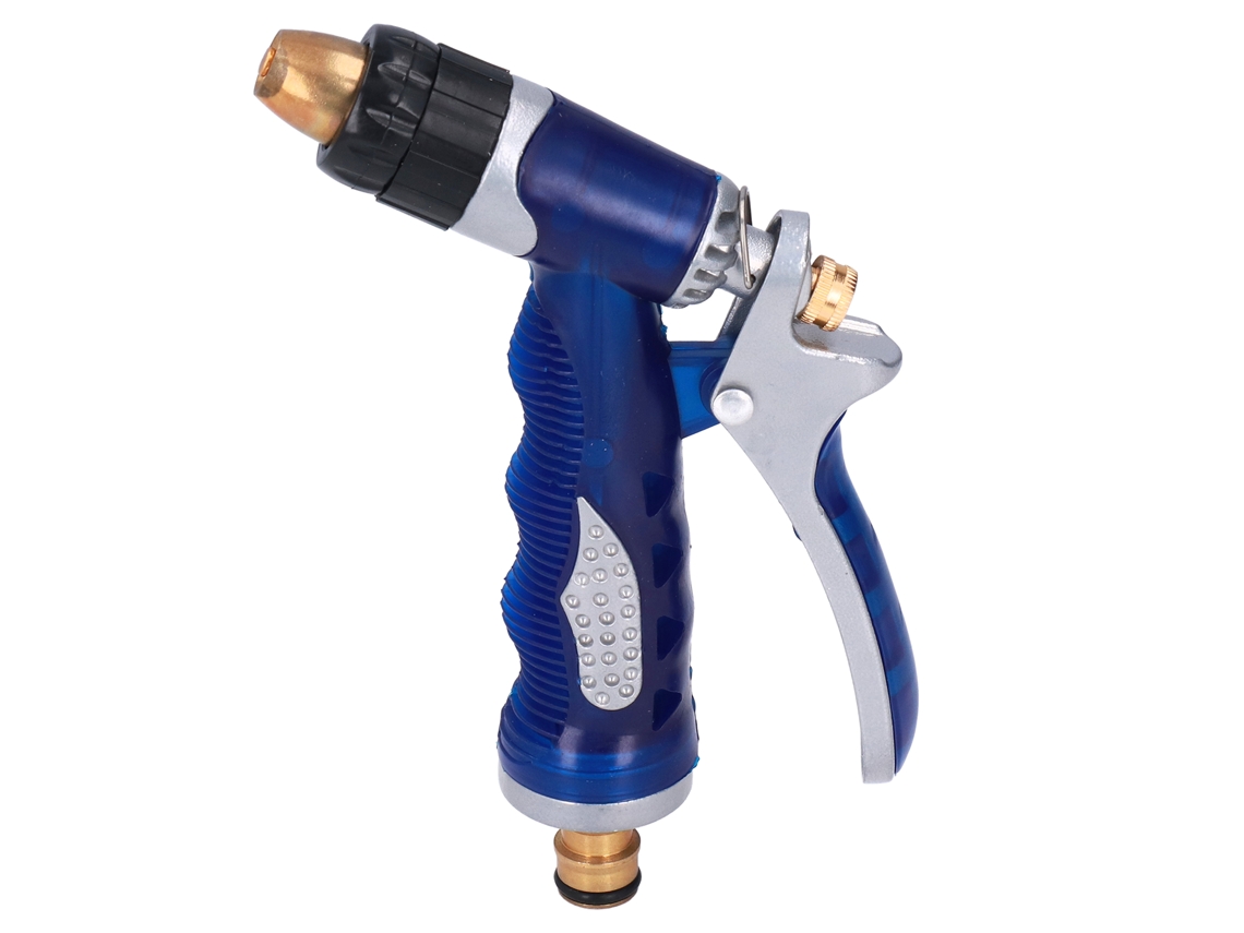 Aspersor De Mangueira De Jardim De Pvc E Latão Bico De Água Manual Para Jardinagem Lar Espaços Verdes Públicos Azul