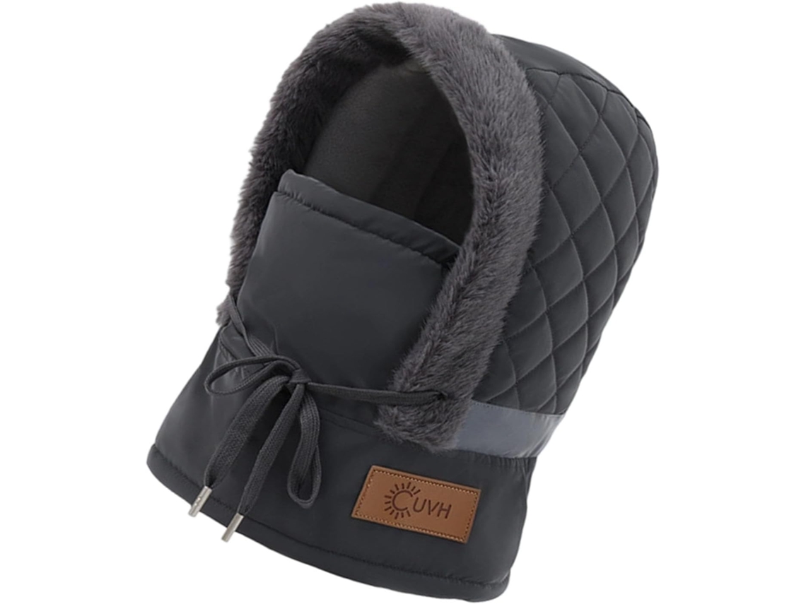 Gorro de Inverno Sem Borda com Polar Duplo para Esportes SFUSHOS