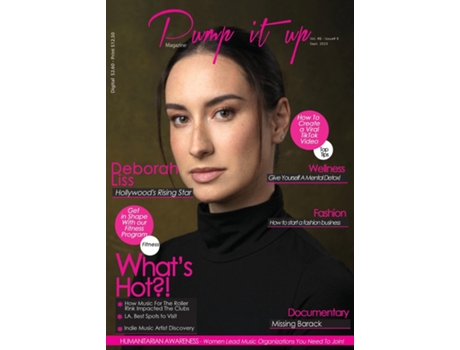 Livro Pump it up Magazine Brazilian Sensation Deborah Liss Shines as Hollywoods Rising Star! de Anissa Boudjaoui Sutton (Inglês)