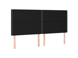 Headboard, Headboards Vidaxl Preto Tecido (200 Cm)