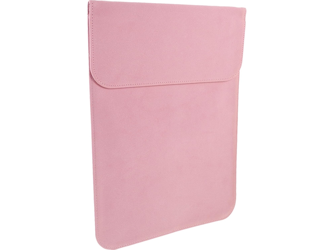 Capa Para Laptop Em Couro Sintético Rosa Para Laptops De 13,3 Polegadas