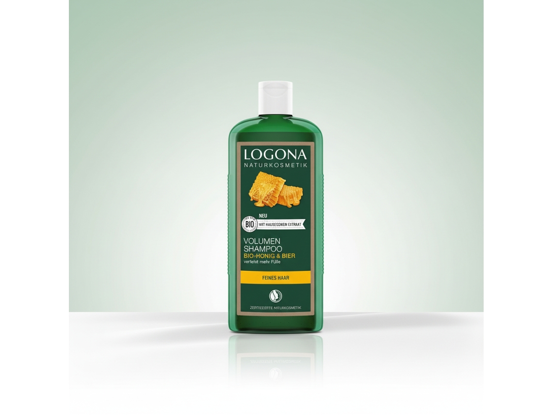 Shampoo Logona Volume Com Mel E Cerveja 250ml