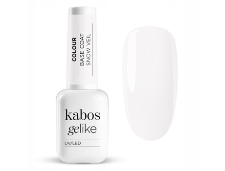 Base De Construção Colorida Uv Led Kabos Snow Veil 10 Ml