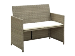 Sofa, Sofas Vidaxl Bege Rattan / Vime (n/a)