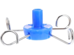 Gancho De Suporte Vertical Para Administração Fluidos Em Aço Inoxidáve
