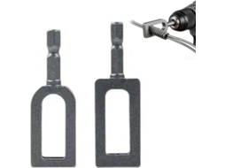 Conjunto De 2 Para Um Nó Arame Ferro Com Haste 6 Mm, Uma Manga Cercas Aço E Laços