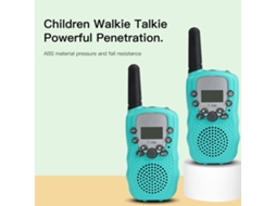 Walkie Talkie Infantil para Crianças 2 Vias Alcance 3km Brinquedo Educativo Presente S/MARCA